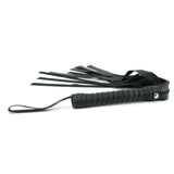 Sex & Mischief Faux Leather Flogger in Black