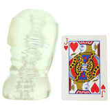 CyberSkin Crystal Ass Stroker in Clear