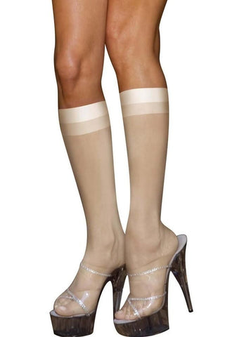 Sheer Knee Highs in OS