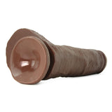 King Cock 8" Cock with Balls in Brown
