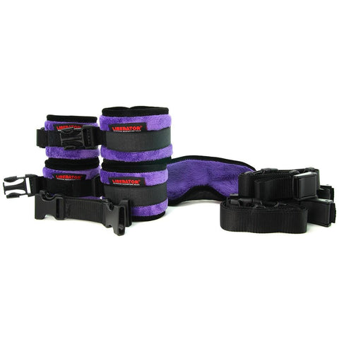 Black Label Plush Seduction Cuff Kit in Fluffy Purple