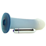 Duchess Ice Vibrating Dildo in Blue/White