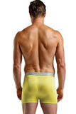 Bright Yellow Silk Panel Shorts in L