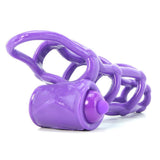Vibrating Climax Cage in Purple