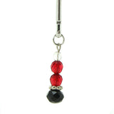 Ruby Black Nipple Clips