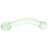 7" Curved G Spot Stimulator Glass Dildo