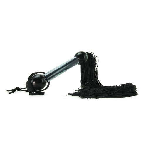 Large 22" Rubber Whip in Black