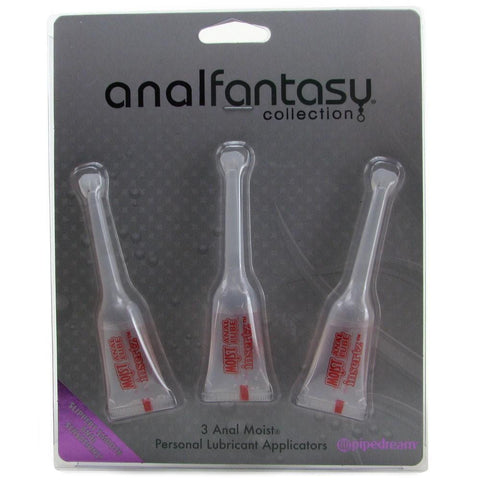 Anal Fantasy Anal Moist Insertz Applicators in 3 Pack