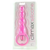 Climax Silicone Vibrating Bum Beads in Pink