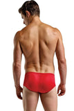 Red Silk Mini Pouch Boxers in M