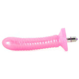Purr Vibrating Dildo in Pink Pearl