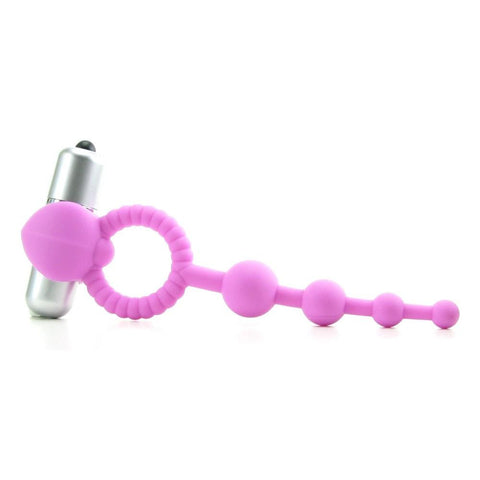 L'Amour Beaded Vibro Ring in Pink