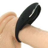 Omni 20 Mode Silicone Cock Ring and Clitoral Vibe in Black