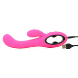 Coco Licious Rechargeable Dual Wand Vibe in Pink