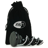 Crystal Noir Seduce Glass Plug