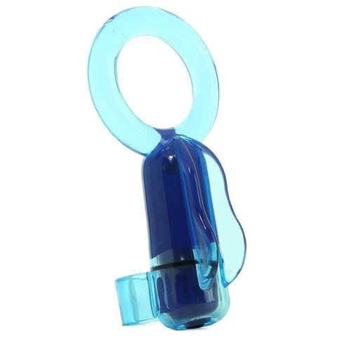 Opium Vibrating Pleasure Ring in Blue