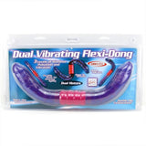 Dual Vibrating Flexible Dildo