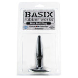 Basix Mini Butt Plug in Black