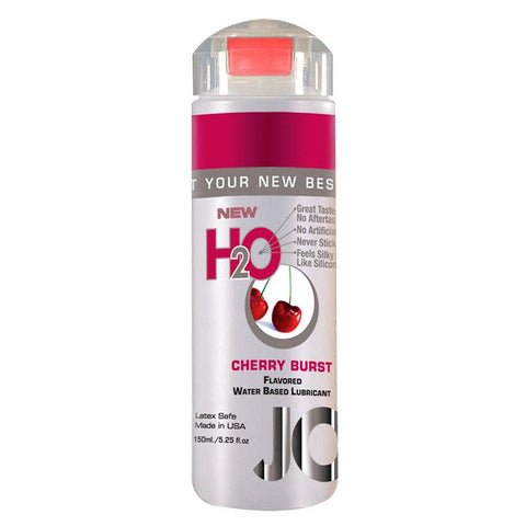 H2O Cherry Burst Flavored Lubricant in 5.25oz/150ml