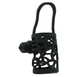 Thick Dick Silicone Vibrating Cage in Black