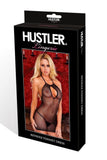 Keyhole Fishnet Dress in OS