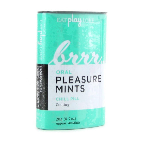 Oral Pleasure Cooling Mints .7oz/20g in Chill Pill