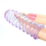 Jelly Finger Stimulators in Purple