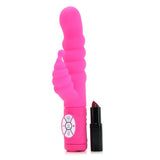 Twistty Silicone Clit Stem Vibe in Neon Pink