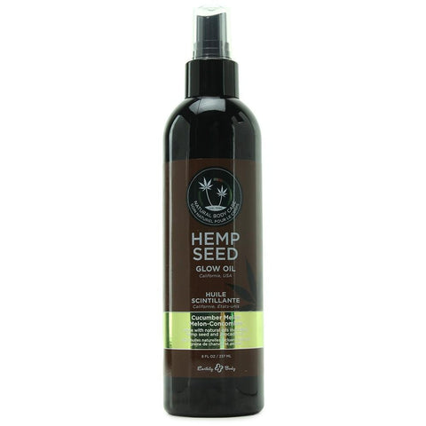 Hemp Seed Glow Oil Skin Spray 8oz/237mL in Cucumber Melon