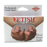 Fetish Fantasy Metal Thumb Cuffs