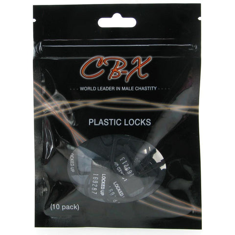 Plastic Chastity Device Locks 10 Pack