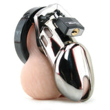 CB-6000 Male Chastity Device Chrome in 3 1/4 Inch