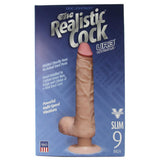 The Realistic Slim Vibrating 9 Inch UR3 Cock in White