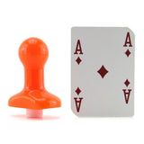 Glo Vibrating Pop Plug in Orange