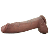 King Cock 12" Cock with Balls in Brown