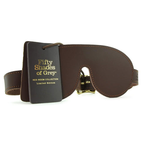 Red Room Collection Leather Blindfold