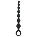 Perles D'Lux Silicone Pleasure Beads Long in Black