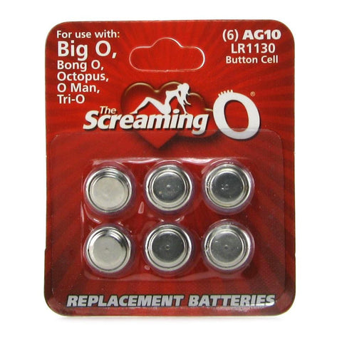 AG10 or LR1130 Replacement Batteries 6 Pack