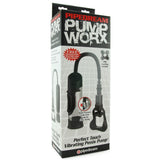 Perfect Touch Vibrating Penis Pump in Black
