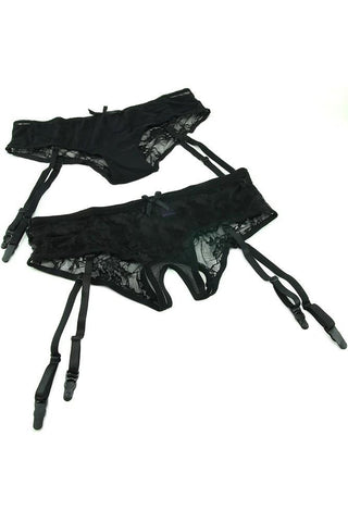 Gartered Panties 2 Pack in L