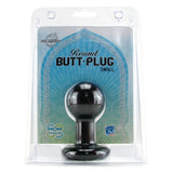 Round Butt Plug Small in Black