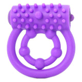 Vibrating Prolong Performance Cock Ring in Purple