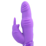 Audrey Silicone Pearl Rabbit Vibe in Neon Purple