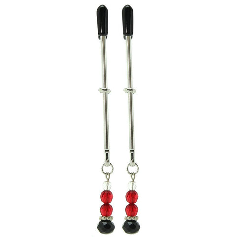 Ruby Black Nipple Clips
