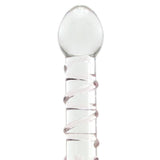 Spiral Staircase Full Tip Glass Dildo