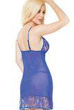 Lace & Mesh Chemise in OS