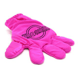 Five Finger Pink Waterproof Massage Glove S-M in Left