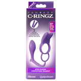 Fantasy C-Ringz Ass-Gasm Vibrating Rabbit in Purple