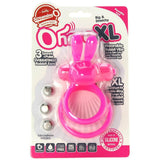 OHare XL Silicone Vibrating Cock Ring in Pink
