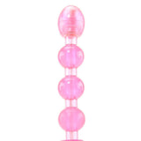 Waterproof Flexible Vibrating Anal Beads in Pink